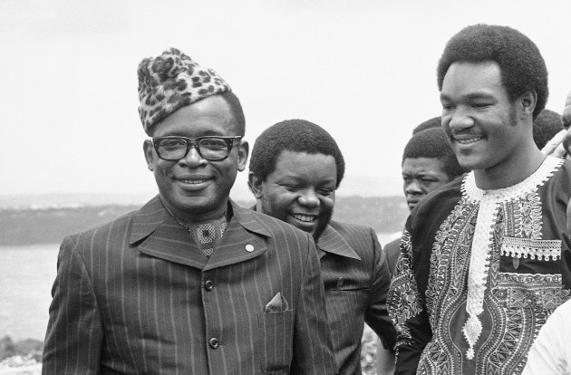 Foreman Meets Zaire President Mobutu 1974