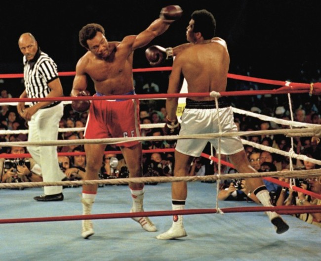 Zaire heavyweight Ali Foreman
