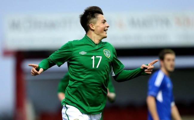 Jack Grealish celebrates scoring