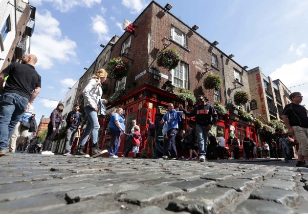 File Photo: Temple Bars Cobbled Streets To Go? Acc