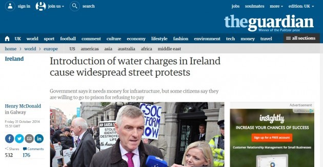 guardian water charges