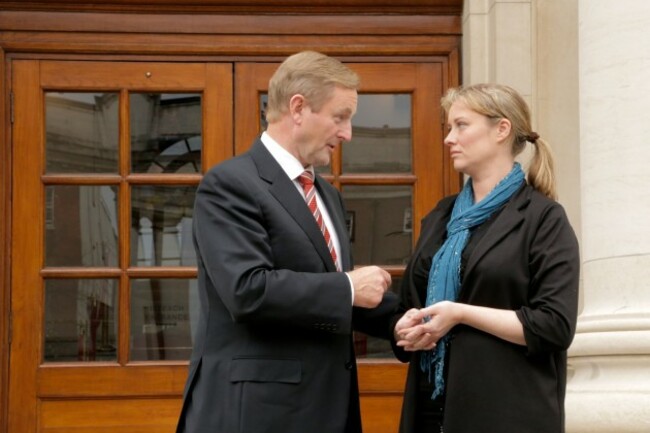 22/10/2014 Taoiseach Enda Kenny meets with Mairia