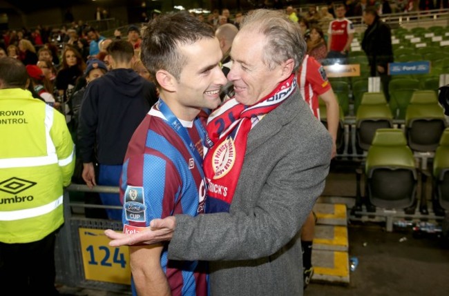 Brian Kerr with Christy Fagan