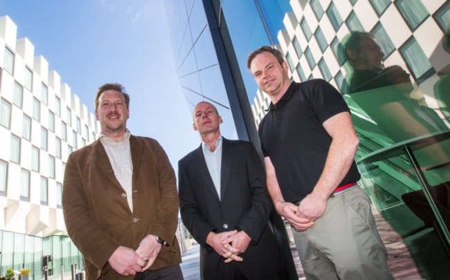 The Adama team (L to R): Dr. Graham Cross, Declan Scanlan and Neal O&rsquo;Hara