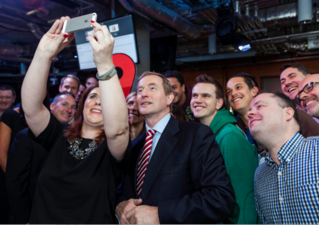 fb enda selfie