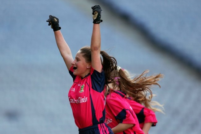 Jade Donnelly celebrates after the game