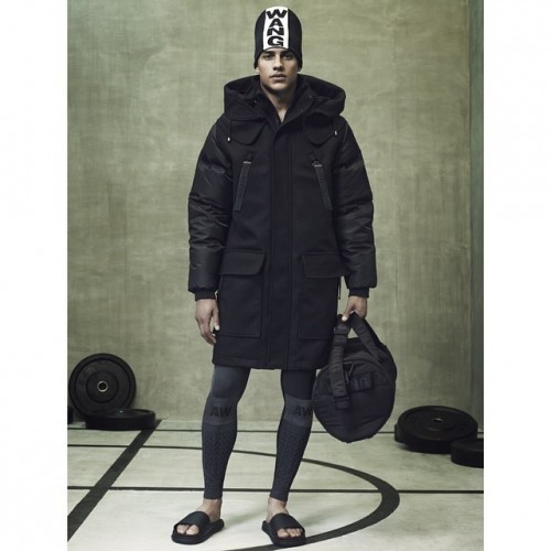 The first Men's look from the #ALEXANDERWANGxHM collection #AWRemix