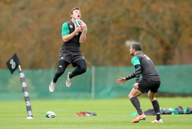 Tommy Bowe and Rob Kearney