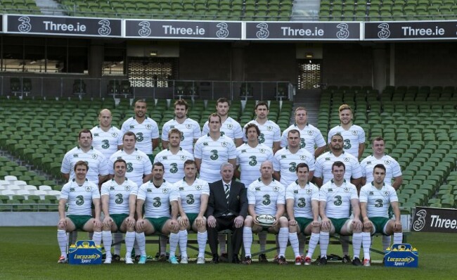 The Ireland team photo