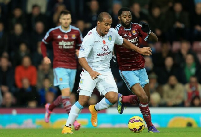 Soccer - Barclays Premier League - West Ham United v Aston Villa - Upton Park