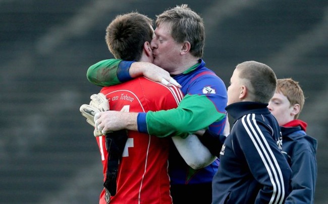 Shane Curran with Cillian O'Connor