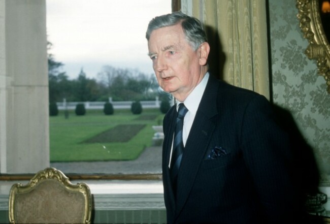 File Photo Declan Costello's Famly says he had a despoit in Guinness and Mahon bank but he didnt have off shore account.