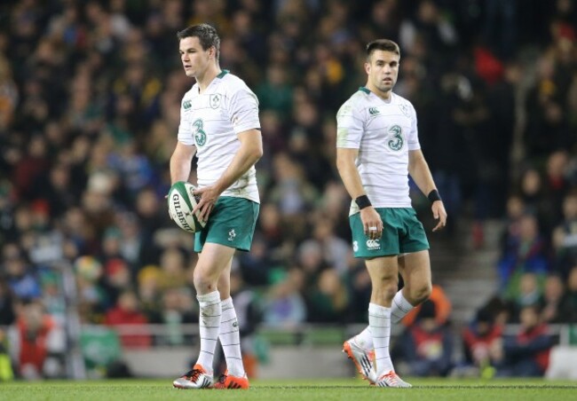 Jonathan Sexton and Conor Murray