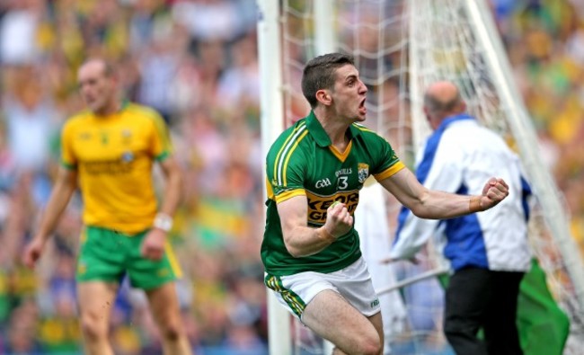 Paul Geaney celebrates scoring his side's first goal