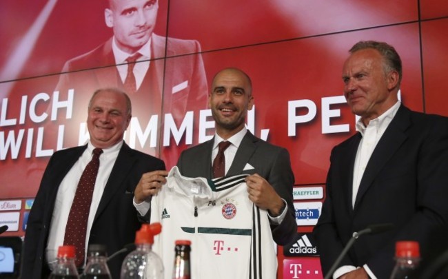 Germany Soccer Bayern Munich Guardiola