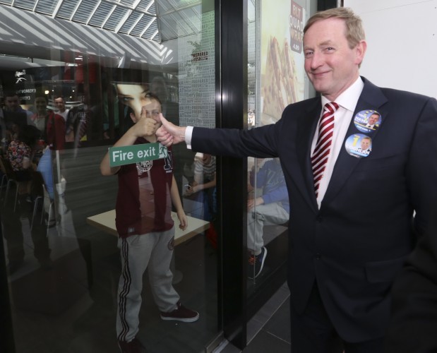 Taoiseach Canvassing in Elections Campaigns