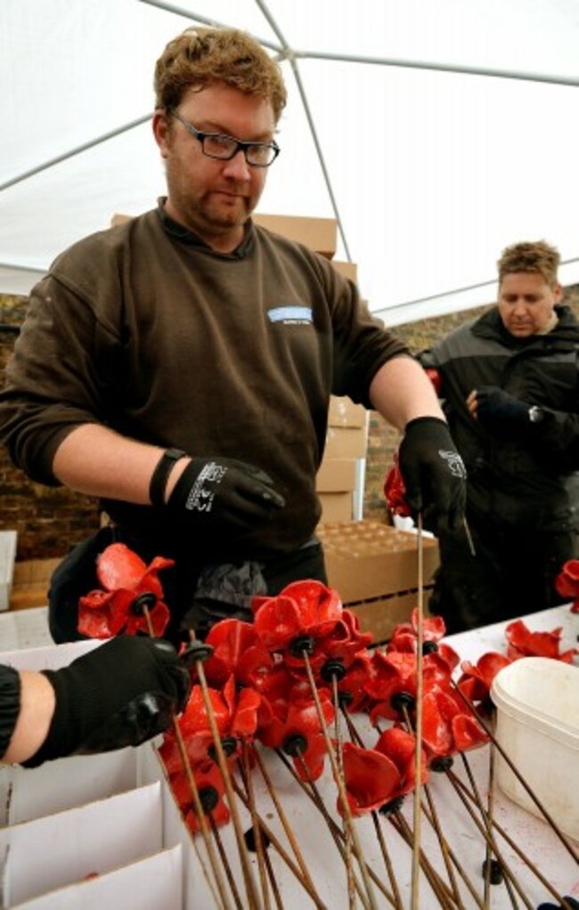 Blood Swept Lands and Seas of Red installation