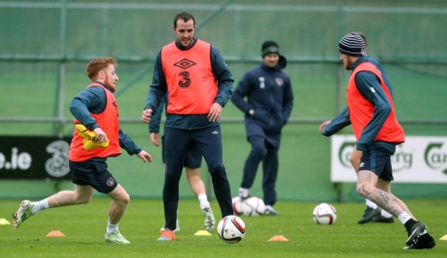 Stephen Quinn, John O'Shea and James McClean