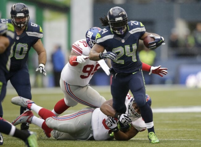 Giants Seahawks Football