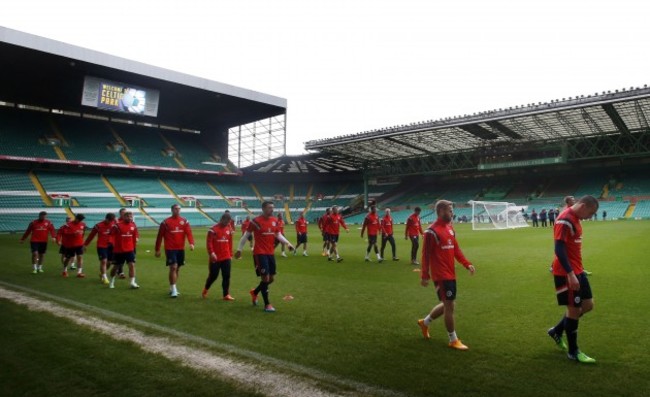 Soccer - UEFA Euro 2016 - Qualifying - Group D - Scotland v Republic of Ireland - Scotland Training - Celtic Park