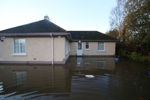 14/11/2014. Dublin Floods. Pictured No.8 where flo
