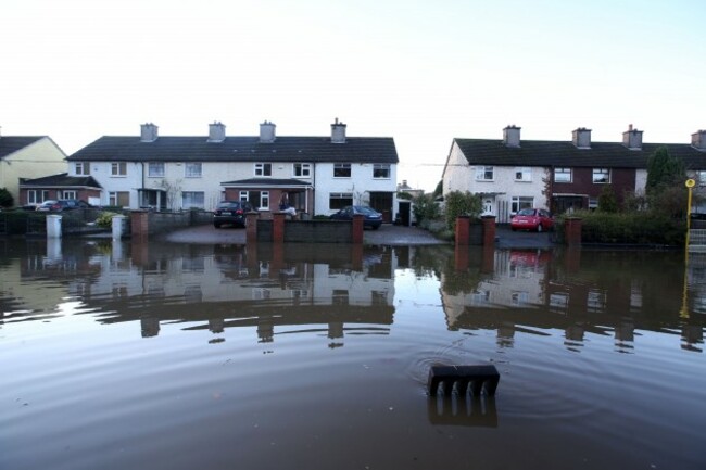 14/11/2014. Dublin Floods. Pictured flood water fr