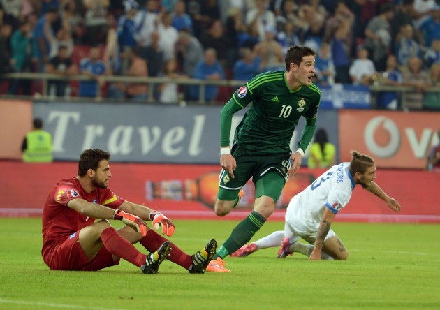 Soccer - UEFA Euro 2016 - Qualifying - Group F - Greece v Northern Ireland - Stadio Georgios Karaiskakis