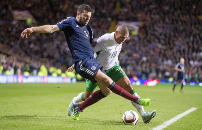 Soccer - UEFA Euro 2016 - Qualifying - Group D - Scotland v Republic of Ireland - Hampden Park