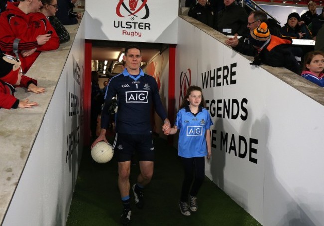 Stephen Cluxton along with Ava Finnegan