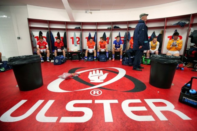 The Ulster All-Stars team before the game