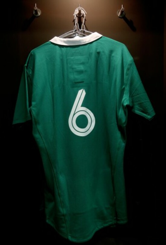 A general view of Dominic Ryan's jersey