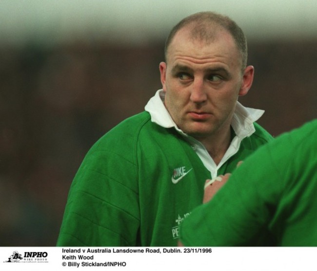 Keith Wood Ireland v Australia Lansdowne Road, Dublin. 23/11/1996