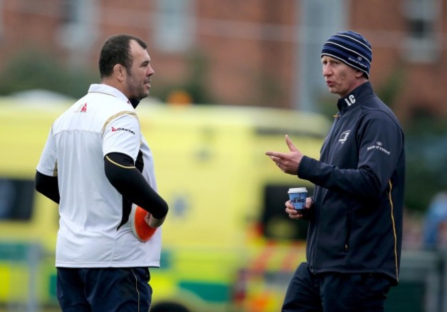 Michael Cheika and Leo Cullen 17/11/2014