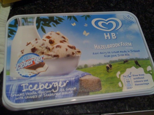 Iceberger ice-cream