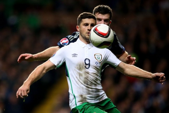 Shane Long and Grant Hanley