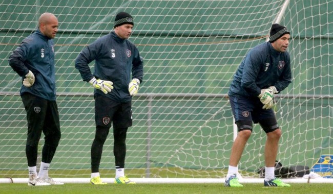 Darren Randolph, Shay Given and David Forde