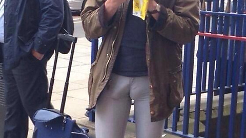 Surely there's a limit to how skinny your jeans can be...