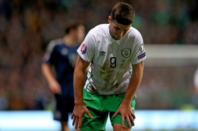 Shane Long dejected