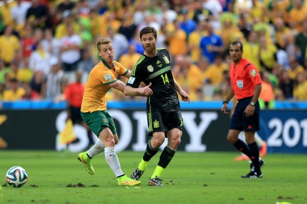 Soccer - FIFA World Cup 2014 - Group B - Australia v Spain - Arena da Baixada