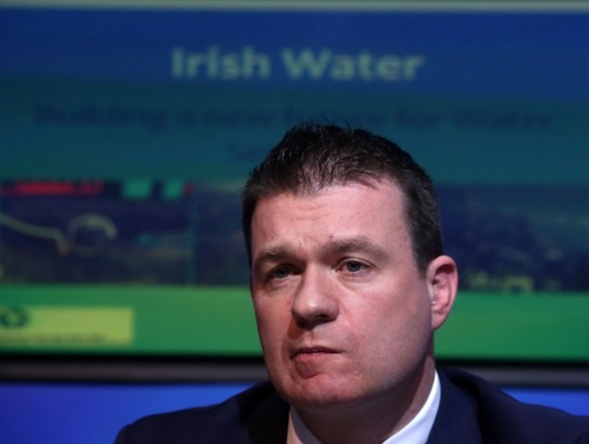 Irish Water - Alan Kelly. Pictured Min