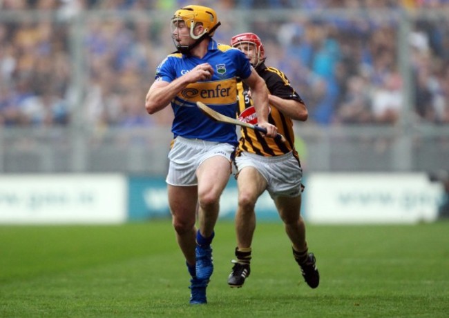 Padraic Maher get's away from Tommy Walsh