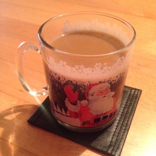 I'm loving the Christmas mugs you get with a large meal in #supermacs #EnjoyingaCoffee #christmas