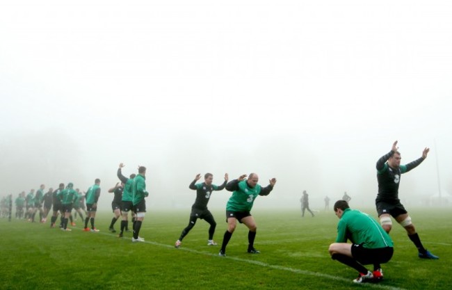 Rhys Ruddock, Jonathan Sexton, Rory Best and Eoin Reddan