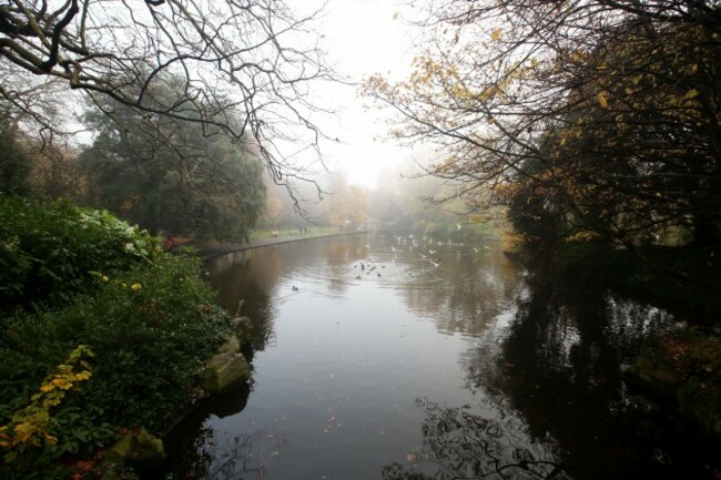 Dublin Fog. Pictured Heavy Fog in St S