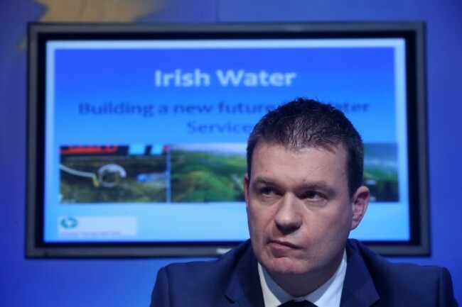 Irish Water - Alan Kelly. Pictured Min