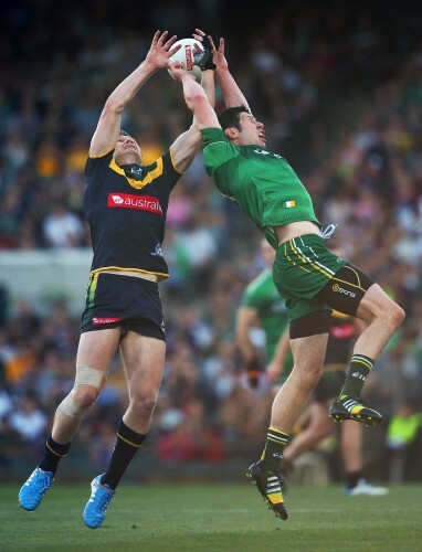 Patrick Dangerfield and Sean Cavanagh