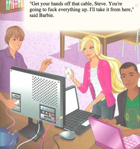 computer programmer barbie