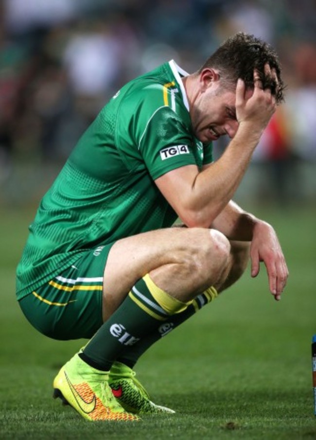 A dejected Colm Begley