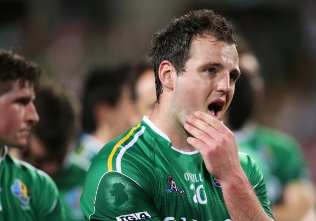 A dejected Michael Murphy