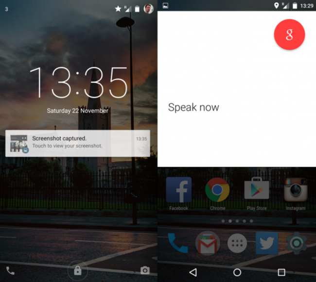 Lollipop Lock + Google Now